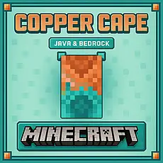 Плащ Minecraft Мідний Copper Cape (Ключ активації Java & Bedrock Edition), фото 4