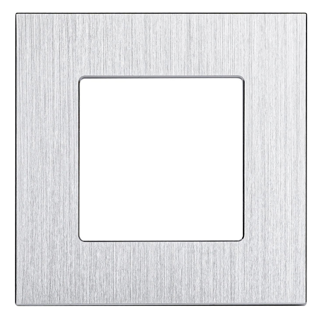 Рамка алюмінієва 1DAL | 1 пост, Сірий Анодований (A86.1F-GR), фото 1