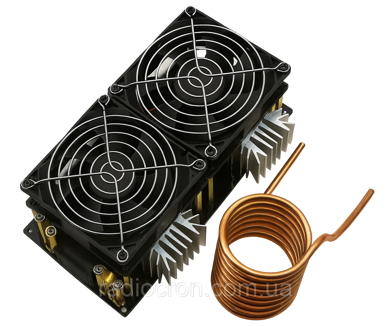 ZVS 50А, 2000Вт вихровий індукційний нагрівач, 12–48В, фото 1