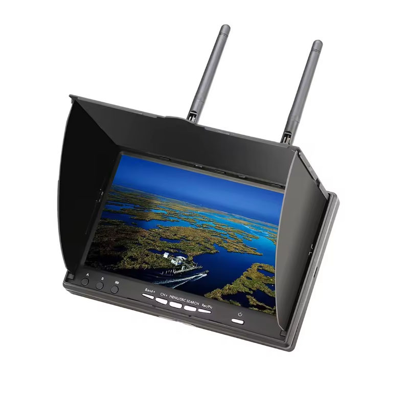 FPV Diversity монітор з DVR 5.8 GHz 40Ch для авіамоделей Eachine LCD5802D 7” 800*480 Оригінал!