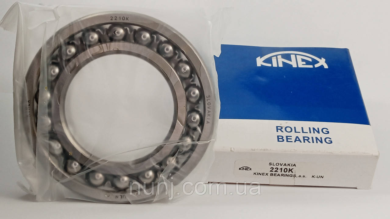 Підшипник 2210K Kinex (1510K) розміри: 50*90*23 кульковий сферичний, фото 1