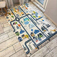 Килим в дитячу "Снігове місто"