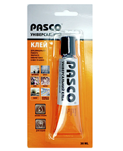 Клей універсальний Pasco А-001-2 30мл. (гума, метал, пластик, дерево, текстиль)