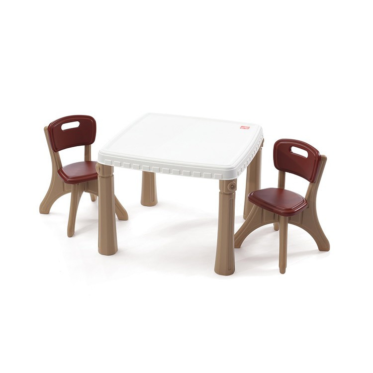 Набір: стіл і 2 стільці "KITCHEN TABLE & CHAIRS", 48х64х64 см/50х35х35 см, фото 1