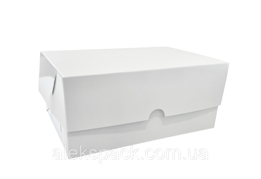 Коробка 180*120*80мм біла з РЕ 100 шт/уп, фото 1