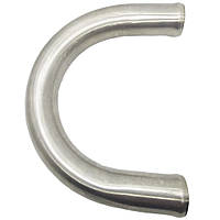 Кут гнутий тосольний 34 мм під кутом 180° з нержавіючої сталі