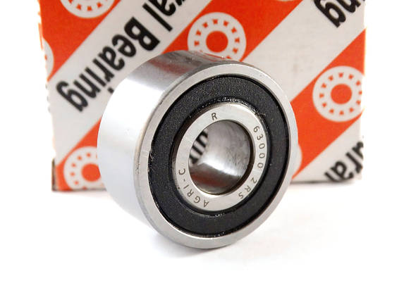 63000 2RS підшипник, розмір 10*26*12, однорядний, фото 2