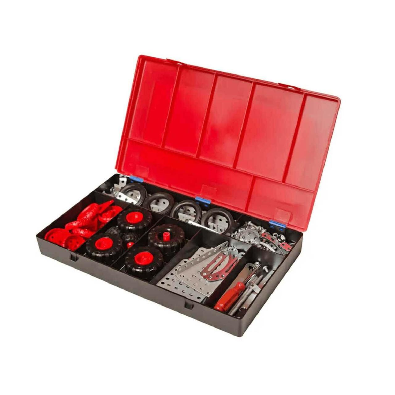 Металевий конструктор Technok Toys «Суперуніверсал» 37 деталей — 3D-набір для складання техніки та механізмів, арт. 0939, фото 1