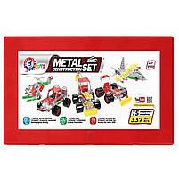 Металевий конструктор Technok Toys «Суперуніверсал» 37 деталей — 3D-набір для складання техніки та механізмів, арт. 0939, фото 7