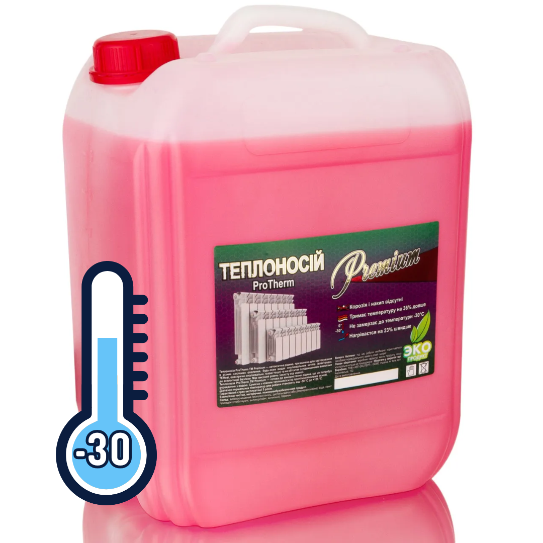 Теплоносій для систем опалення -30°C (пропіленгліколь), фото 1