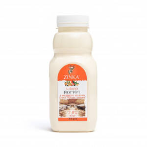Zinka Біфідойогурт з козиного молока зі смаком обліпихи- шипшини 2,8% жиру /300г /