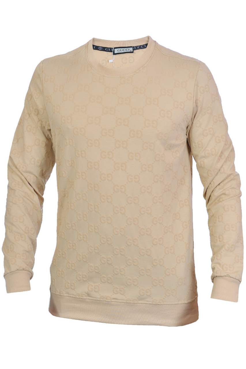 Світшот чоловічий Gucci 25-25K-09402 бежевий