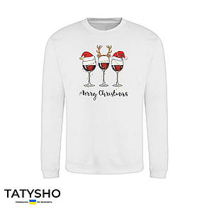 Світшот з принтом "Merry Christmas", ПРЕМІУМ