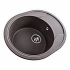 Гранітна мийка для кухні VALESO 5847 ONYX матова Дюна, фото 2