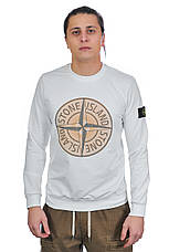 Світшот чоловічий Stone Island 25-25K-9701 білий, фото 2