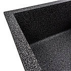 Гранітна мийка для кухні VALESO CASCADA 7050 матова Графіт, фото 3