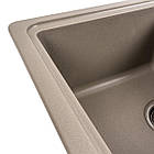 Гранітна мийка для кухні VALESO LIANA 6243 матова Титан, фото 4