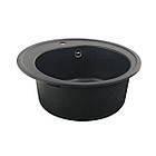 Гранітна мийка для кухні VALESO LUNA 510 матова Антрацит, фото 4