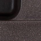 Гранітна мийка для кухні VALESO 6250 ZIRKONE матова Темна скеля, фото 4