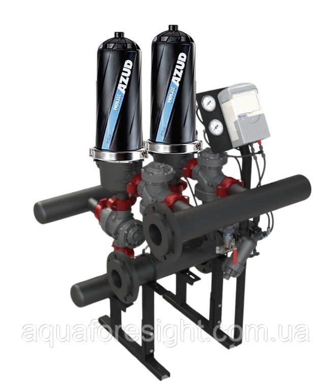 Автоматичний дисковий фільтр Azud ADF 216A-S (100 micron) продуктивність до 40 м³/год, фото 1