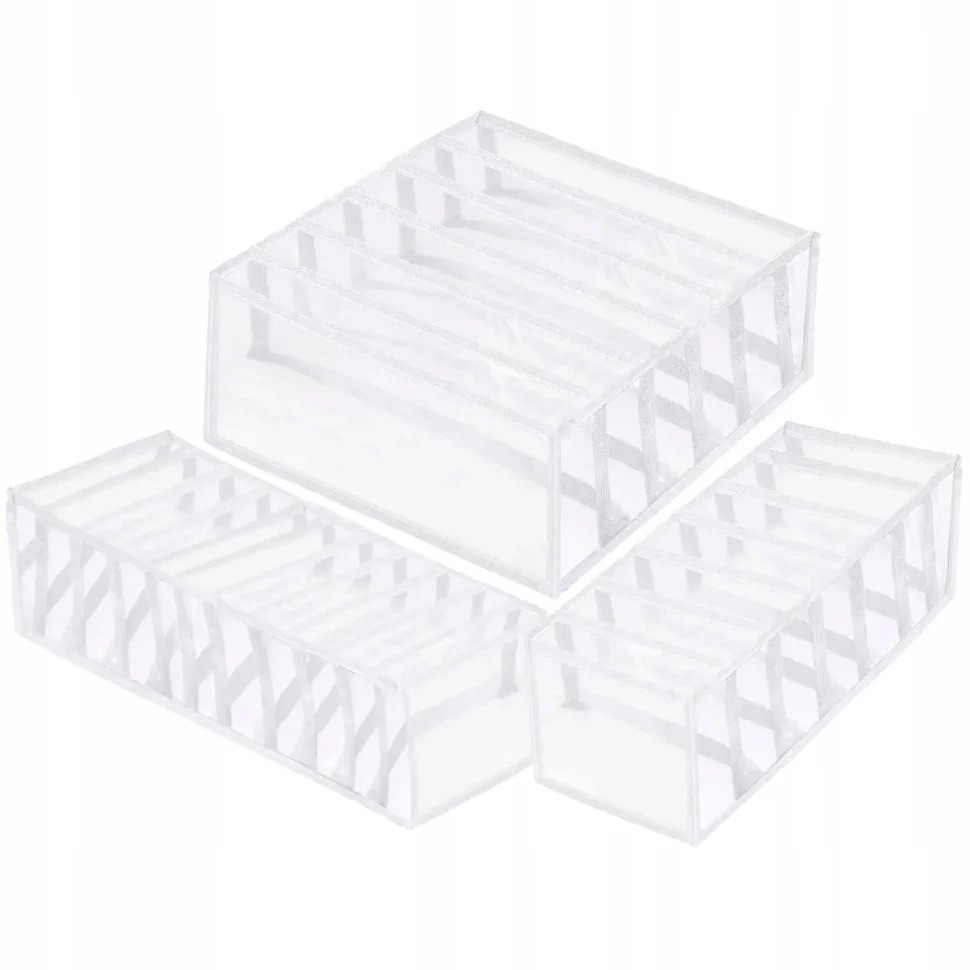 Набір органайзерів для зберігання білизни Springos HA3114 білий, фото 1