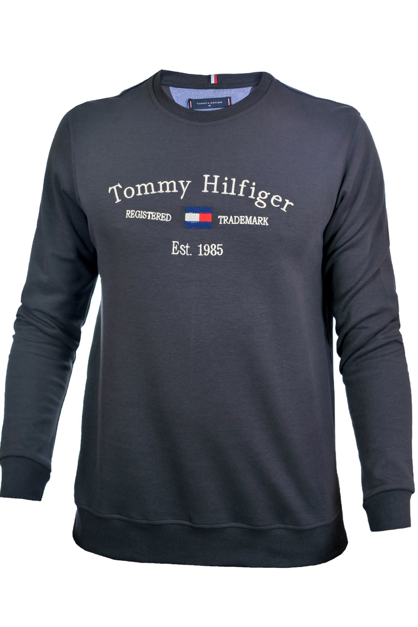 Світшот чоловічий Tommy Hilfiger 25-4109 темно-сірий