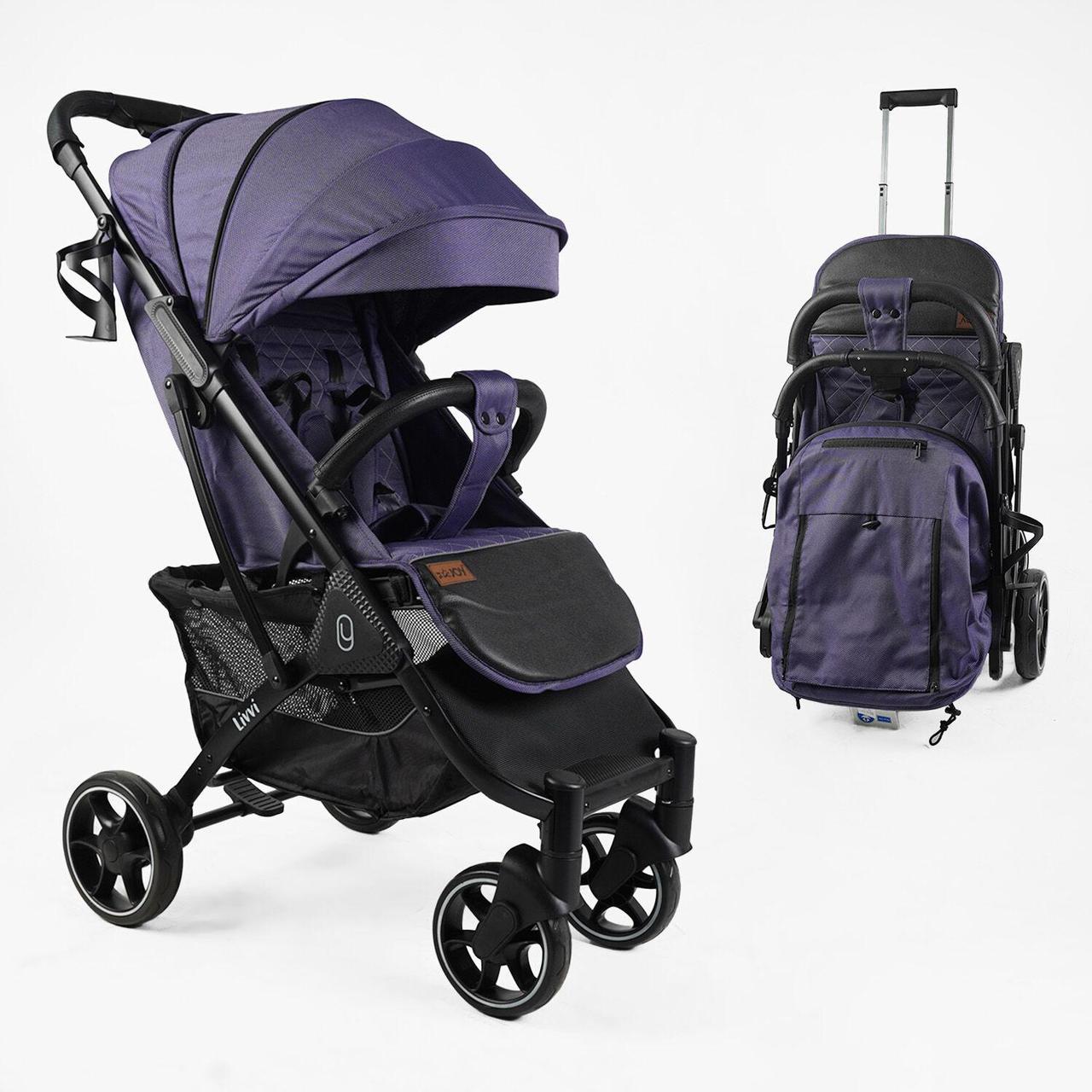 Дитячий прогулянковий візок JOY Livvi LV-04270 рама алюмінієва, футкавер, підсклянник, телескопічна ручка, фото 1