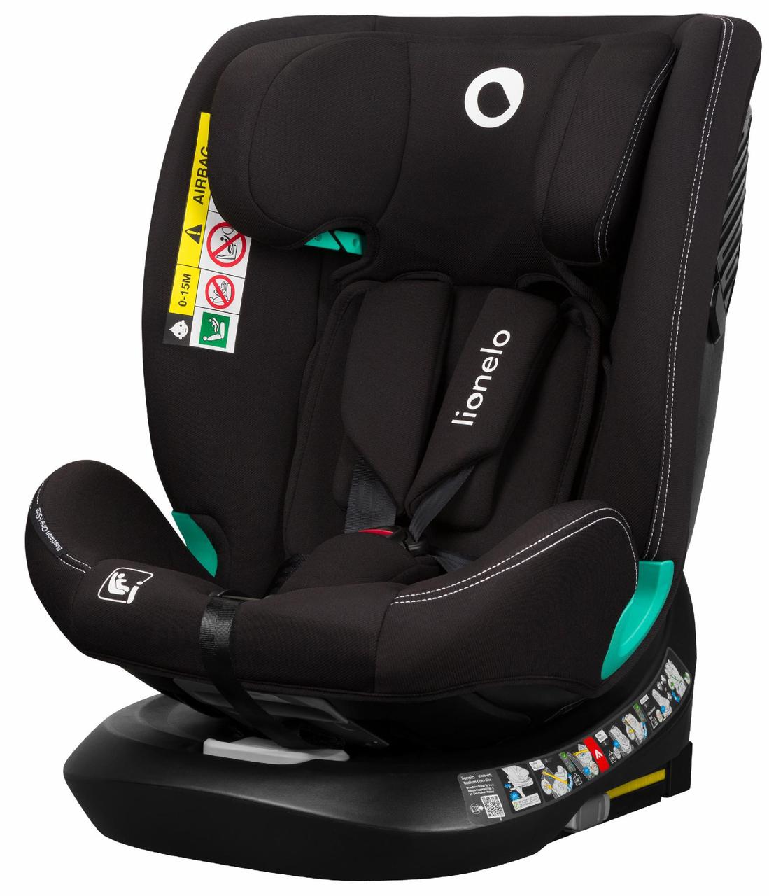 Дитяче автокрісло Lionelo BASTIAAN ONE I-SIZE BLACK CARBON, фото 1