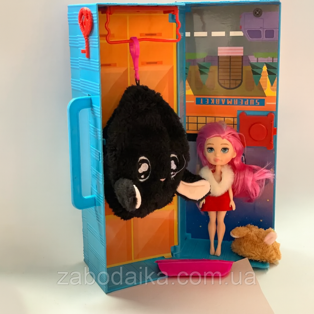 Набір лялька з сумочкою валізу сюрприз лол, фото 1