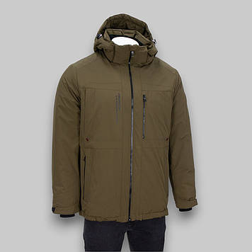 Куртка чоловіча Zero Frozen (зимова) ZF70618 КОРИЧНЕВА 100% поліестер. Утеплювач: Біо пух, верблюжа шерсть 50(Р)