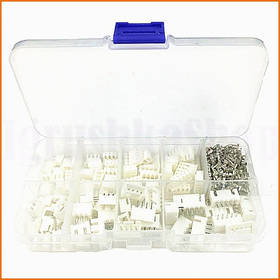 Набір роз'ємів для плат і кабелів 80 штук конектори 2p 3p 4p 5p для Arduino та 3D-принтерів 2.54 мм тато мама