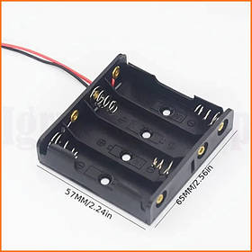 Відсік для батарейок AA 4 шт 1.5В з проводами утримувач для Arduino електроніки DIY проекти вихідна напруга