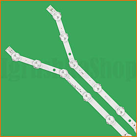 LED підсвічування для телевізора Samsung 32 дюйми комплект 2 штуки для ремонту екрану D3GE-320SM1-R2