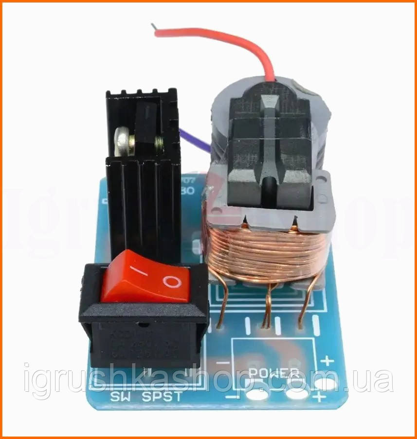 Генератор високої напруги для складання високовольтного пристрою 3.7 В 15 кВ для експериментів та навчання, фото 1