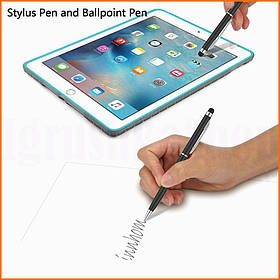 Кулькова ручка стілус для сенсорного екрану багатофункціональний аксесуар пластиковий металевий 135 мм 11