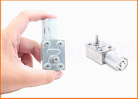 Мотор редуктор черв'ячний JGY370 12 В 200 обмін двигун постійного струму редуктор металевий самогальмування