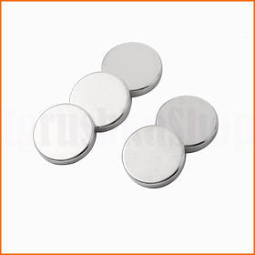Неодимовий дисковий магніт 30х3 мм сила зчеплення 4.5 кг для побуту електроніки та творчості N35