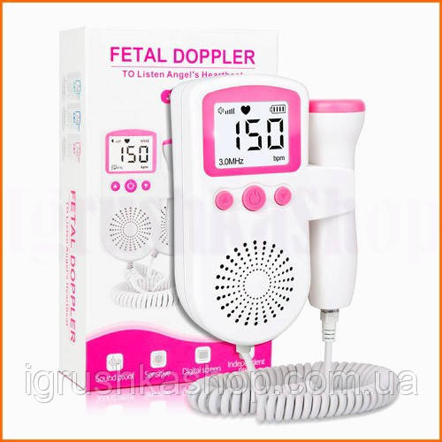 Фетальний допплер для моніторингу серцебиття плода з TFT-дисплеєм 3 МГц після 12 тижнів вагітності, фото 1