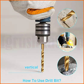 Набір свердл 99 шт спіральні HSS титанове покриття для дерева пластику алюмінію 1.5-10 мм