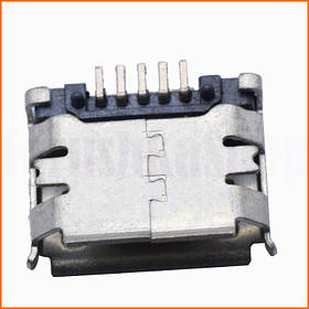 Роз'єми MicroUSB для паяння та ремонту електроніки 100 штук 5-контактні гнізда для підключення пристроїв