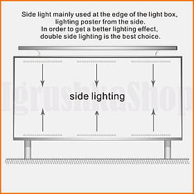 LED сегменти для підсвічування ЖК телевізора 3В комплект 10 штук світлодіоди для ремонту та заміни у LED планках