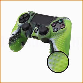 Чохол силіконовий для геймпада PS4 надійний захист від подряпин комфортне управління різні кольори графіті