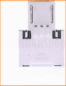 Перехідник USB MicroUSB OTG для підключення флешок мишок клавіатур до смартфонів та планшетів для заряджання