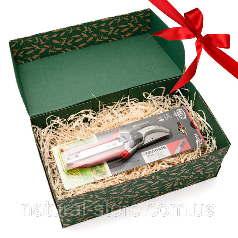 Акційний набір секатор FELCO 2 + Точилка FELCO 906 для обрізки гілок дерев, кущів, живців (якісний)