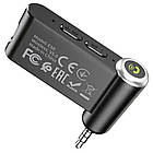 Bluetooth трансмітер FM з мікрофоном, Mini Jack 3,5 мм, Hoco E58 / ФМ модулятор в авто / Модулятор в машину, фото 8