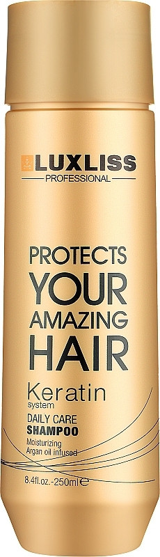 Кератиновий шампунь Luxliss Professional Keratin Shampoo, 250 мл (857651007908)