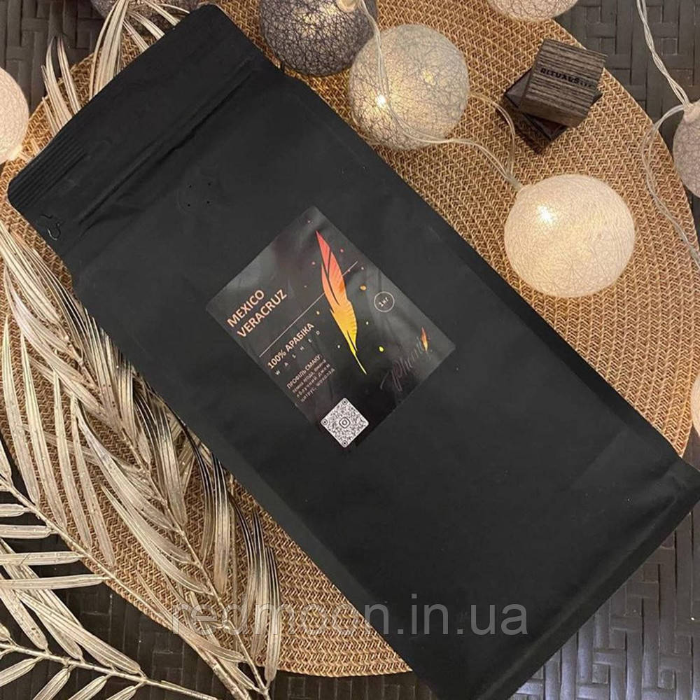 Кава в зернах 1000гр, Mexico Veracruz / Обсмажена кава в зернах / Зернова кава натуральна, фото 1