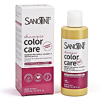 Шампунь для фарбованого та хімічно обробленого волосся Sanotint, pH 5–5,5, для збереження кольору, Vivasan Швейцария-Италия, 200мл