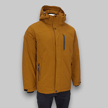 Куртка чоловіча Zero Frozen (зимова) ZF70540 Оранжева 100% поліестер. Утеплювач: Біо пух, верблюжа шерсть 48(Р)