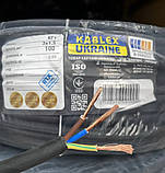 Кабель гнучкий КГ т 3х1.5 повний переріз, гумовий силовий Одеса Каблекс (бухта 100м), фото 3